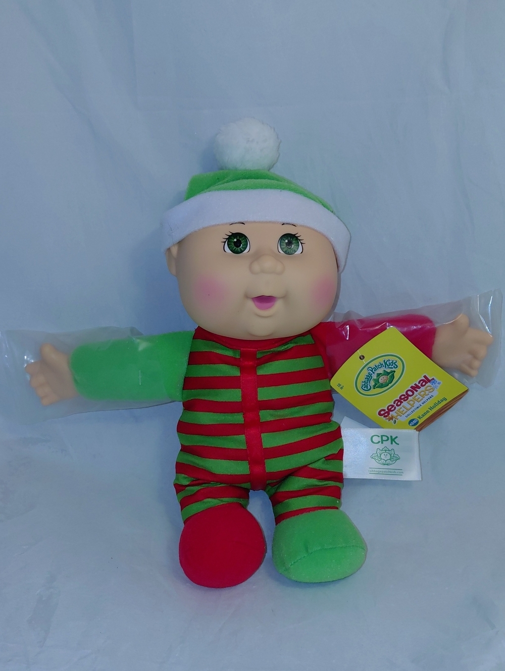 Jazwares Cabbage Patch Cuties 9" Kane The Christmas Elf Doll